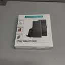 3 x SUANPOT for Samsung Galaxy A35 5G Wallet case with RFID Blocking Credit Card Holder,Flip Book PU Leather Protective Cover Women Men for Samsung A35 Phone case Black