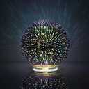 Merkury Galaxy Globe Lamp 6" diameter Multicolor Battery Operated