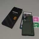 for Samsung Galaxy Z Fold 7 Case with Card Holder & Screen Protector, Built-in Hinge Protection & Slide Lens Cover, Durable Heavy Duty Hard Back Protective Phone Case for Galaxy Z Fold 7, Green