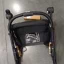 Cybex Gazelle S All-in-One Toddler and Baby Stroller with Over 20 Modular Configurations, Ergonomic Near-Flat Recline, Shopper Basket, and Compact Fold, Moon Black, Black Frame
