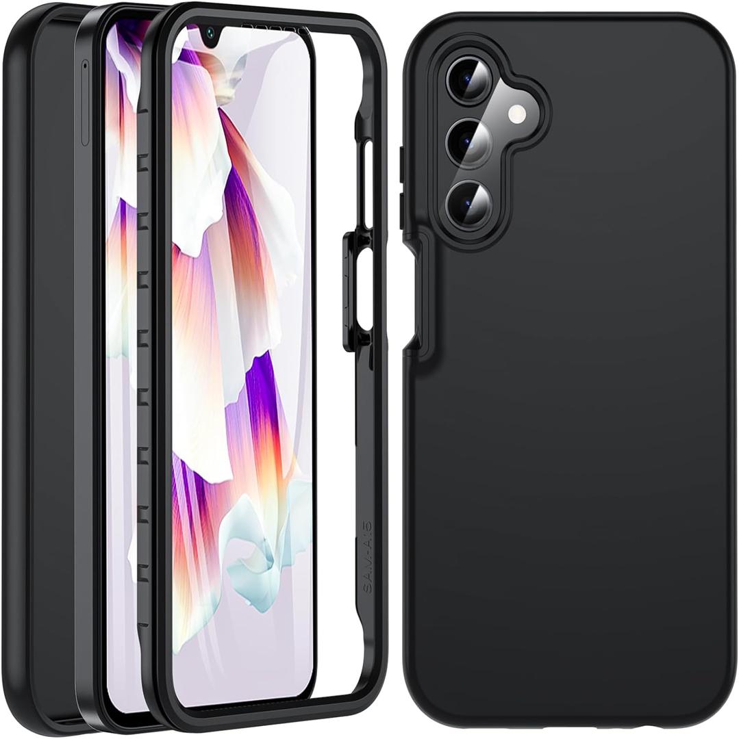 BESINPO Compatible with Gabb Phone 4 Pro Case,Military Grade 360 Full Body Protection with Built-in Screen Protector Heavy Duty Shockproof Rugged Bumper Case-Black