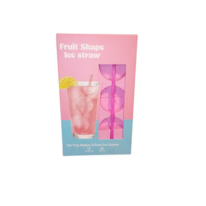 5 x Fruit Shape Ice Straw Mold