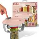 Robotwist Electric Jar Opener Top Rated for Seniors, Deluxe Model with Improved Torque, 1 Touch Automatic Easy Jar Opener for Weak Hand and Arthritis Works on All Jar Sizes