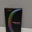 TORRAS 360 Magnetic Stand for iPhone 17 Pro Case, [Fit for MagSafe] [Rotatable Ring Kickstand] [4X Mil-Grade Shockproof] Slim Phone Cover, Camera Button, Obsidian Black, Translucent, Ostand O3 Fitness