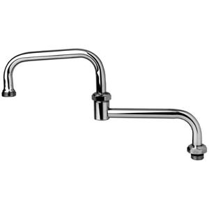 TS Brass 067X Double Jointed Swing Spout, Chrome