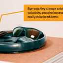 10 Inch Black Lazy Susan Non-Skid Rotating Turntable Home Storage Organizer Server Tray for Kitchen, Dining Room, Bathroom, Living Room, Office, Countertop, Spice Rack, Cabinet, Pantry & Display