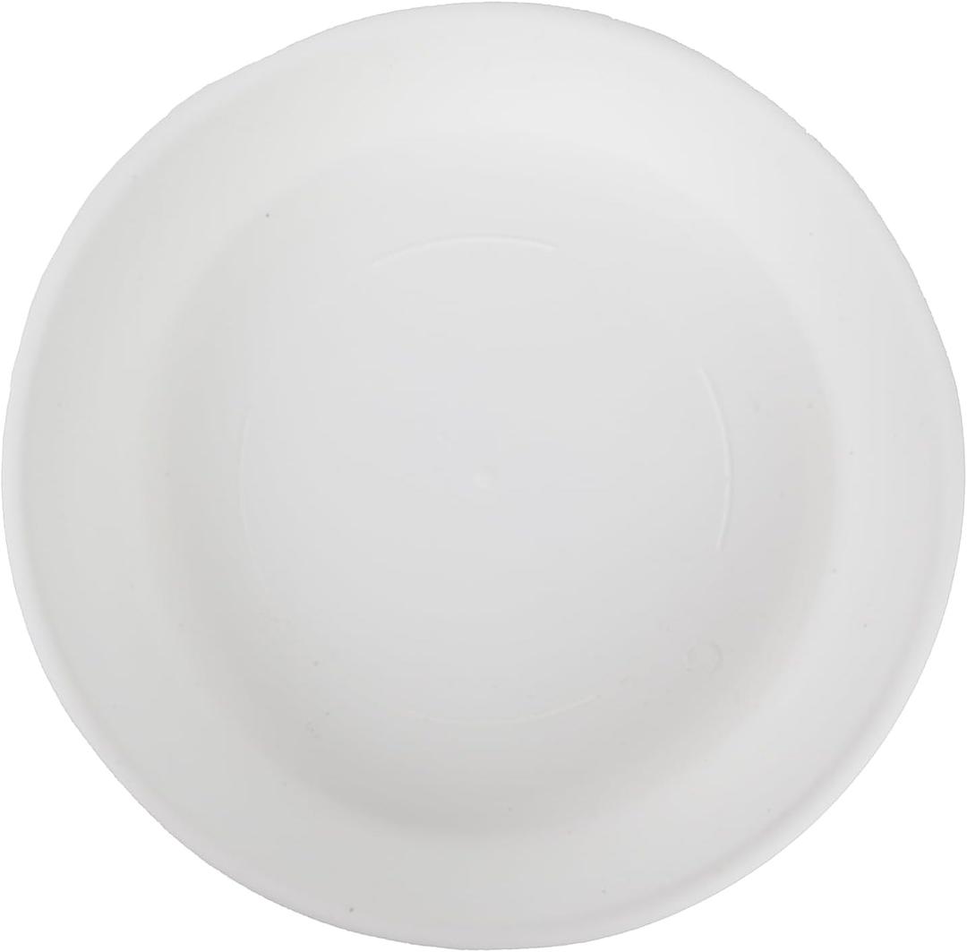 The HC Companies Flower Pot Saucers - Plastic Plant Saucer for Outdoors & Indoors - Traditional Design Plant Pot Trays for Water Drainage - Durable & Stylish Round Plant Tray (17.5-inch White) The HC Companies Flower Pot Saucers - Plastic Plant Saucer for Outdoors & Indoors - Traditional Design Plant Pot Trays for Water Drainage - Durable & Stylish Round Plant Tray (17.5-inch White)