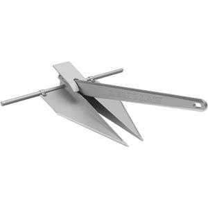 Lewmar 4 lb. LFX Fluke Anchor for Boats Anchoring in Mud or Sand, Aluminum