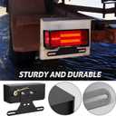 Hifybaty LED Trailer Lights Kit - Submersible Rectangular Trailer Tail Light Kit with Metal Box, Utility Brake Stop Turn License Trail Lights for Boat Trailer RV Truck Camper Tractors Canoes