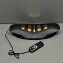 Electric Lumbar Traction Device for Lower Back Pain Relief, Multifunctional Lumbar Stretcher with Dynamic Traction, Red Light Therapy, 8-Level Electrotherapy, 3-Level Thermal Therapy, Vibration (Black)