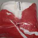 48 Inch Christmas Tree Plush Skirt,Faux Fur Christmas Tree Skirt with Snowflakes,Christmas Decorations Tree Base Skirt for Xmas Tree Decoration,Holiday Home Party Decor (Red)