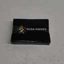 Custom Handmade 7'' fixed blade hoof rasp knife Cow boy knife Turquoise Handle Damascus steel Bull cutter, cowboy knives with pancake leather sheath (BLACK HORN)