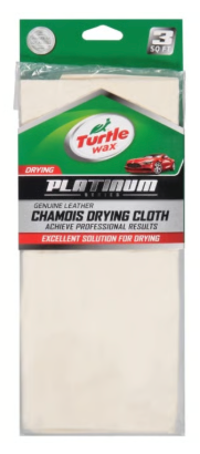 Turtle Wax Genuine Leather Chamois Drying Cloth 3 sq ft