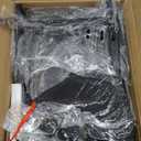 SONGMICS Dresser for Bedroom, Chest of Drawers, Steel, MDF, 4 Non-Woven Fabric Drawers, Storage Organizer Unit, Closet, Entryway, Ink Black and Ebony Black ULGS314B01S