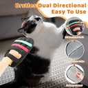 Pet Hair Remover Glove for Dogs & Cats, Newly Upgraded Reusable Electrostatic Pet Hair Gloves, Pet Hair Remover Tool for Clothing, Couch, Carpet, Car Seat（1Pcs-Black