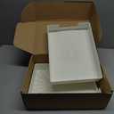 Letter-Size Tray Desk Letter Tray Paper Tray, Sturdy Heavy-Duty Plastic Printer Paper Tray, Single-Tier Stackable File Storage Organizer for Office Home (2, White)