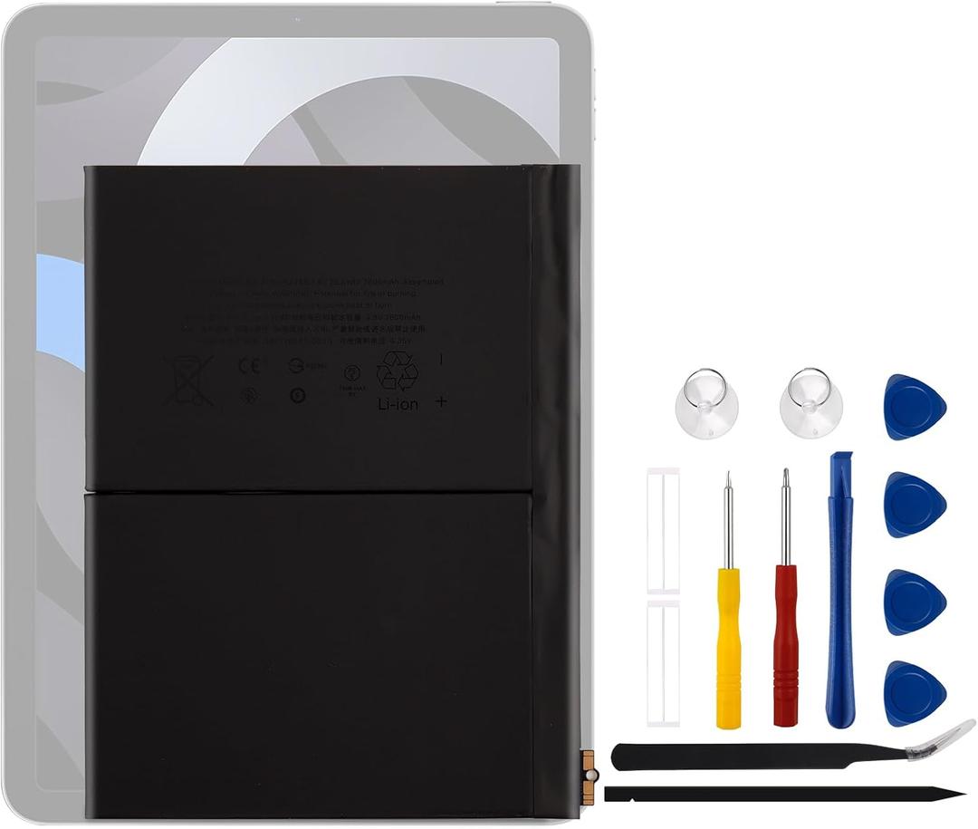 New A2288 Replacement Battery for iPad Air 10.9" 2020 4th Generation Gen 4 A2316 A2324 A2325 A2072 iPad 13.1 iPad 13.2 with Technical Toolkit.