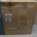 Sweetcrispy Office Computer Desk Chair, Ergonomic High-Back Mesh Rolling Work Chairs with Wheels and Adjustable Headrests, Comfortable Lumbar Support, Comfy Flip-up Arms for Home, Bedroom, Study,Black, Flip-up Armrest