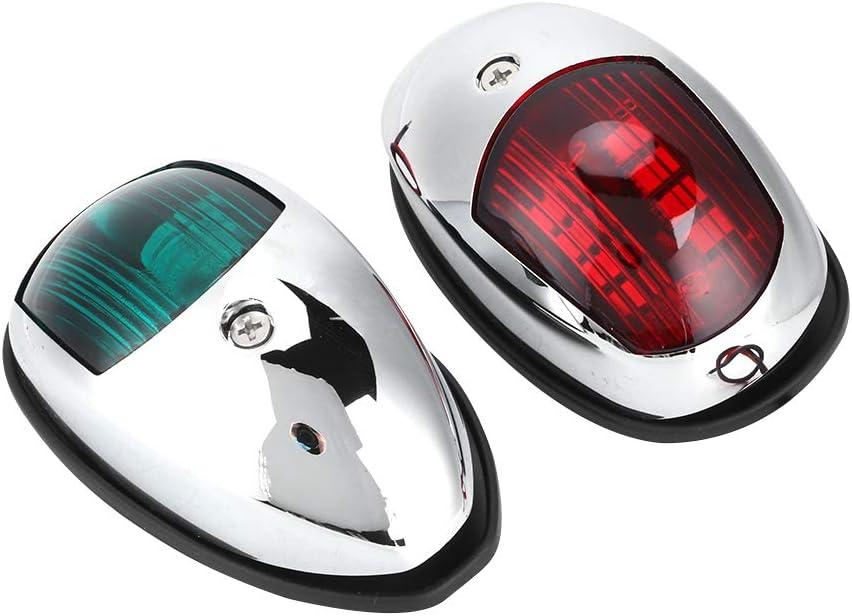 aqxreight LED Marine Navigation Light, Green, Red, Harbor Lamp, Side Mount for Boat, Maximum 20m, aqxreightqsx1z9wg4b