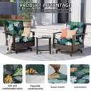 SUKAIKEQA Outdoor Cushion Covers Set,8PCS Patio Furniture Couch Seat Slipcovers, Replacement for Sofa Sectional Chair(Cover，Only)