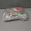 60 Pcs Valentine's Day Balloons 4 Inch Heart Balloons, Multicolor Self Inflating Balloon and Balloon Sticks with Bow Clips, Foil Mini Balloon on a Stick for Happy Valentines Day Wedding Anniversary