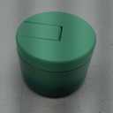 12oz Insulated Vacuum Food Jar with Buckle Lid Wide Mouth Soup Thermo for Hot Food Kids Leakproof Stainless Steel Lunch Container (Gradient Green, 12OZ)