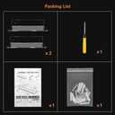 12 Inch L-Shaped Acrylic Floating Shelf Wall Mounted Shelves Invisible 5MM Thick Shelf for Wall Storage Clear Shelves for Makeup Photo Picture Book Record Display 2 Pack