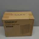 Smiry Shoe Rack, 6 Tier Bamboo Shoe Organizer, Stackable Free Standing Wooden Shoe Storage Shelf for Closet, Entryway, Front Door Entrance, Natural