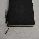 UIRIO Thick Journaling Notebook (Black) - 360 Pages A4 Daily Journal Lined Paper - Wide Ruled Notebooks for Work, Writing, School, Men, Women, Dairy