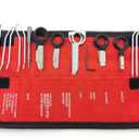 Radio Removal Tool key and Removal Pry Tool Kit Universal Stereo CD Player Removal Key Kit for Most Car and Truck Stainless Steel 20PCS