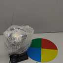 Color Wheel for Christmas Tree with Adjustable Brightness & E27 LED Spotlight, Smooth Rotation,Perfect for Silver and Aluminum Christmas Trees,with Timer Function and ETL & UL Certified