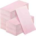 Glenmal 300 Pcs Paper Disposable Napkins 2 Ply Dinner Guest Cocktail Napkins Hand Towels for Wedding Spring Birthday Party Bridal Anniversary Reception, 13 x 16 Inches (Light Pink)
