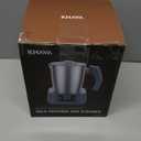 KIDISLE 5-in-1 Milk Frother and Steamer, 17oz Detachable Frother with Adjustable Temperature, Stainless Steel Milk Steamer, Hot & Cold Foam Maker for Coffee, Latte, Hot Chocolate, Dishwasher Safe