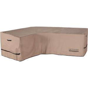 ULTCOVER Waterproof Patio L-Shaped Left Facing Sofa Cover for 4-Seater Outdoor Sectional Furniture Couch 58W (Left Side) x 85W (Back Length)