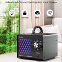 ONAMOR Ozone Generator Odor Eliminator 70000mg, High Capacity Ozone Machine Odor Removal Up to 6000 Sq.Ft, Ionizer Ozonator for Smoke, Car, Basement And Pet Room, Black