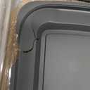 8-Piece Deep Glass Baking Dish Set with Plastic lids,Rectangular Glass Bakeware Set with Lids, Baking Pans for Lasagna, Leftovers, Cooking, Kitchen, Freezer-to-Oven and Dishwasher, Gray