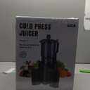 Juicer Machines with 5.8" Large Chute, 2-in-1 Cold Press Juicer for Whole Vegetables Fruits 400W, Masticating juicer Easy to Clean Juice Extractor Machine for Making Nut Mike, Juice, Premium Gray