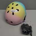 Kids Bike Helmet, Adjustable and Multi-Sport, from Toddler to Youth, 3 Sizes (Large: 22.4" - 24.0", Pink Yellow Blue)