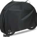 REDRICH Heavy Duty Bike Cover for 1, 2 Bikes, Waterproof Bicycle Cover with Lock Holes, 420D Strong Oxford Outdoor Bike Storage Covers Rain Sun UV Wind Proof Tarp for Mountain Road Electric Bike