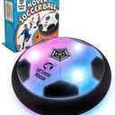 Let Loose Moose Hover Soccer Ball - Indoor LED Floating Toy for Kids Aged 6, 7, 8, 9, 10, 11, 12-Year-Old - Fun Sports Game Age 6-8, 8-12 Boys and Girls, Set of 1 - Soccer Toys for Teens
