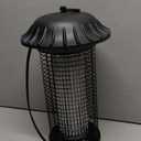 Buzbug LED Bug Zapper Indoor Outdoor, 10 Years Lifespan, 6.5ft Power Cord, IPX4 Waterproof, High-Voltage, Mosquito Zapper, Fly Trap Mosquito Trap, Fly Killer Fly Zapper -MO008C (New Black)