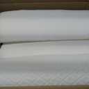 Adjustable Wedge Pillow Set for After Surgery, 4PCS, White/Dark Grey, 9&12 Inch + 2 Head Pillow