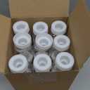 36 Pcs 3.5 Inch Baby Bottle Shower Favor Mini Plastic Candy Bottle Clear Bottles for Baby Shower Mini Feeding Candy Box for Party Favor Gift Decor(White)