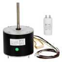 W51-14CJA1-02 Condenser Motor, 1/4HP1075RPM208/230V OEM Standard Condenser Fan Motor with Metal Capacitor