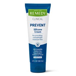 Medline Remedy Clinical Silicone Cream, Vanilla Scented, 4 oz. (4 Fl Oz (Pack of 1))