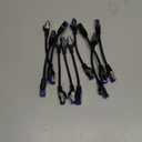 Rapink Patch Cables Cat8 0.5ft (10 Pack) Slim, Cat 8 Ethernet Patch Cable 40G Support, Snagless Cat 8 Network Cable for Data Center, Flexiable Cat8 Ethernet Cables Black (10PC830-0.5)