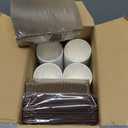 LITOPAK 100 Pack 12 oz Paper Coffee Cups for Hot Chocolate Drinks, Black Disposable Coffee Cups with Lids, Sleeves and Stirring Sticks for Parties, Picnic, Travel, and Events