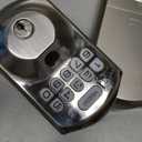 TEEHO TE012W WiFi Smart Lock, Fingerprint Door Lock with Built-in Wi-Fi, Keyless Entry Keypad Smart Deadbolt, App Remote Control, Alexa Compatible, IP55 Waterproof for Front Door  Satin Nickel