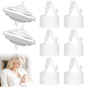 2 x Spectra Replacement Pump Parts Compatible w/ S1/S2/9 Plus, Not Original Accessories, 6*Duckbills Valves 2*Backflow Protectors