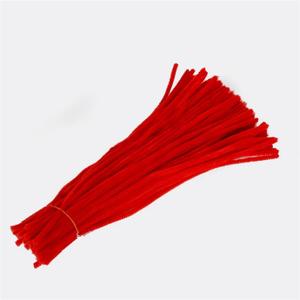 HDNSAUD Pipe Cleaners for Craft 100pcs 30cm Chenille Stems Twist Wire Chenille Stems Pipe Cleaners Handmade Kids Educational Toys DIY Craft Supplies(Red)